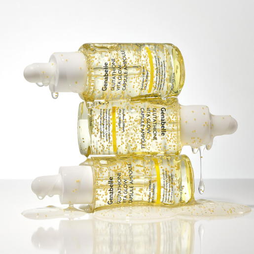 genabelle glutathione Ampoule Mask active ingredients deep into the skins layers Genabelle Glutathione Vita Glow Capsule